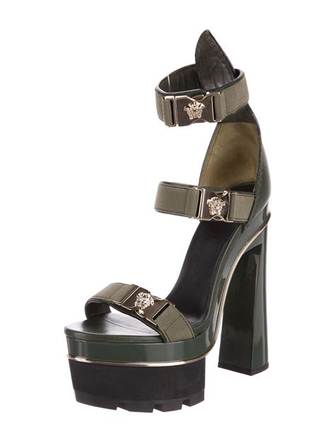 medusa platform sandal versace